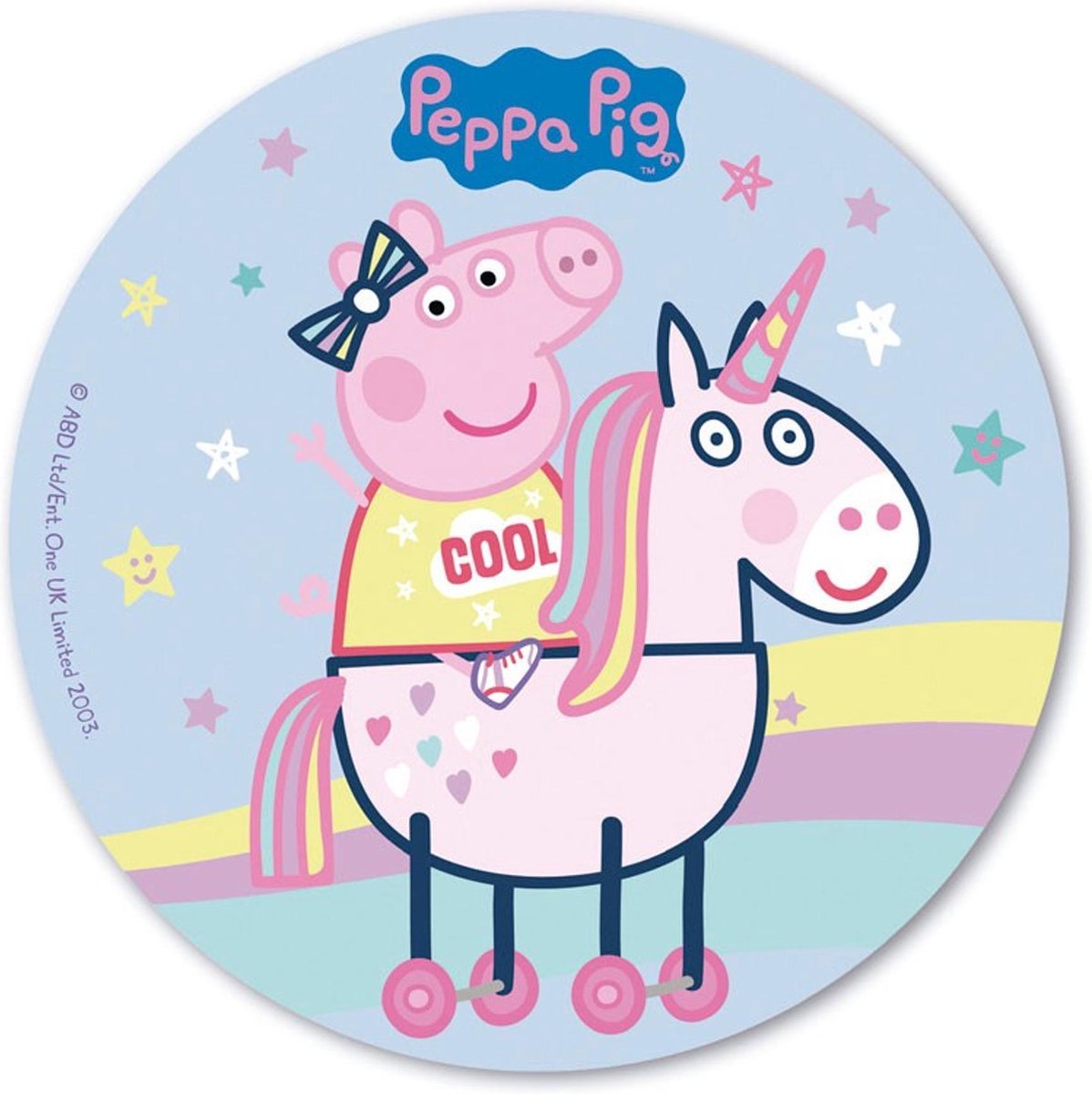 DEKORA - Peppa Pig eetbare taartdecoratie - Decoratie > Taartdecoraties